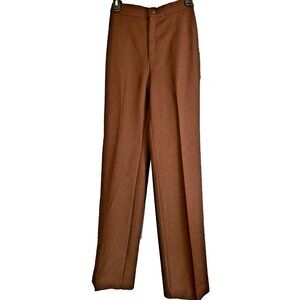 Vintage Levi's High Waist Pants 25x28 Trousers Straight Leg Poly Brown 70s 80s